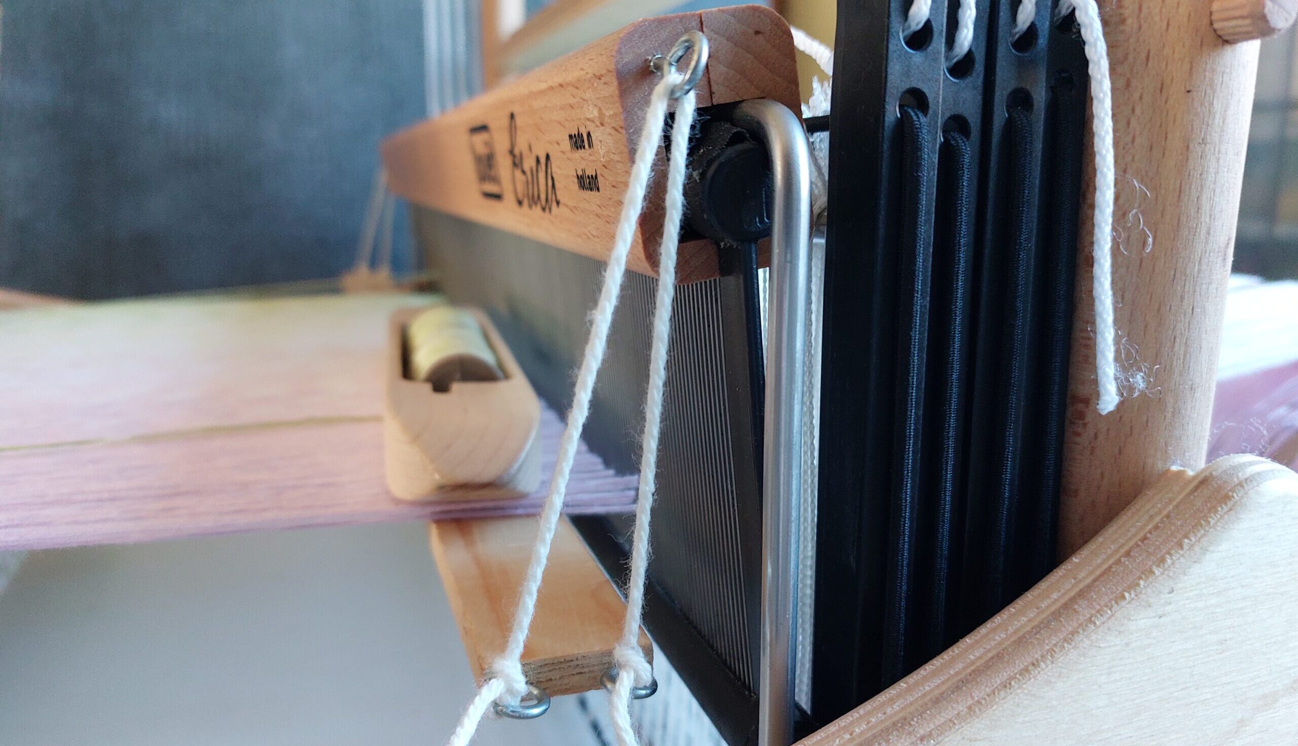 A shuttle race for the Erica loom